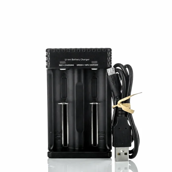 NOVEXAGEAR Refined Hohm School 2 Bay Battery Charger