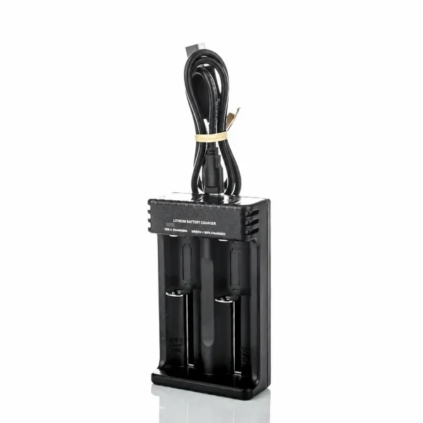 NOVEXAGEAR Refined Hohm School 2 Bay Battery Charger