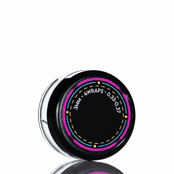 NOVEXAGEAR Luxe Glitch G-Coil Premade Coils - 2.5mm 4 wrap 0.3-0.34ohm - 2pk