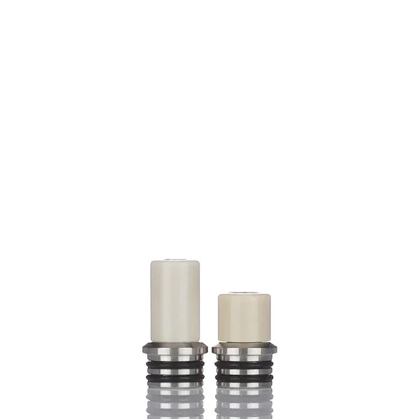 NOVEXAGEAR Refined Vapor Authority Straight Pipe Twins 510 Drip Tip - Black Delrin