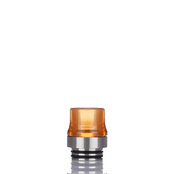 NOVEXAGEAR Signature Vapor Authority Tapered Diffused 810 Drip Tip - Black Delrin